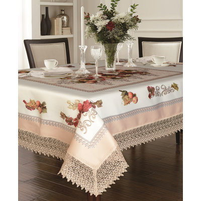 tablecloths tablecloth akins trimming lace wayfair